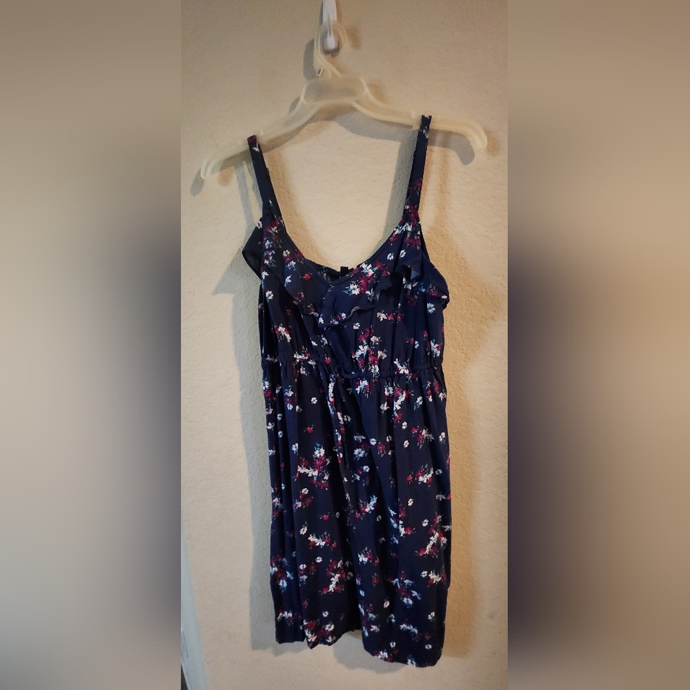 Torrid Dark Blue Floral Dress